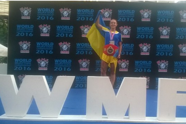 Українка завоювала пояс чемпіона світу з Тайського боксу у версії напівпрофесіоналів