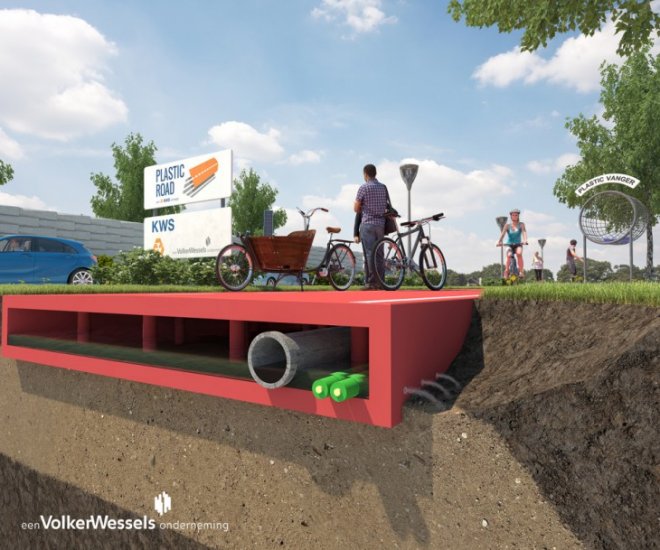 Голландці починають будувати «вічні» пластикові дороги