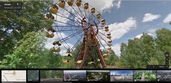 Віртуальна прогулянка по Чорнобильській зоні
