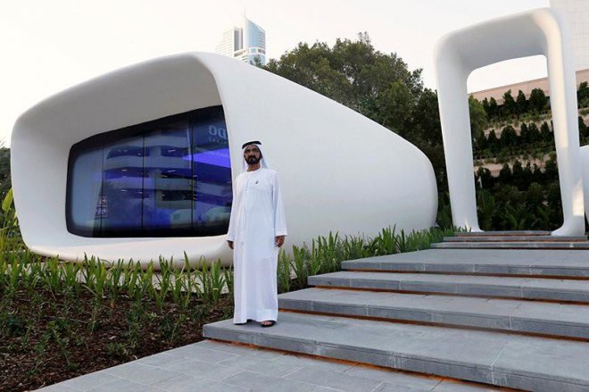У Дубаї відкрився «Офіс майбутнього», надрукований на 3D принтері