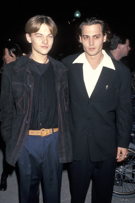 [Фото дня] Джонні Депп і Леонардо Ді Капріо. 20 років тому