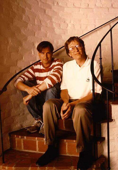 [Фото дня] Білл Гейтс і Стів Джобс. Початок кар'єри