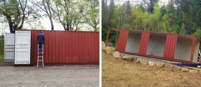 Дівчина з Канади перетворила звичайні контейнери в крутий особняк