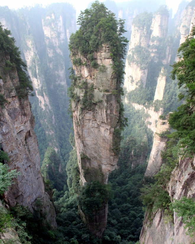 [Фото дня] Гора Тяньцзи (Китай), яка стала натхненням для режисера фільму "Аватар" Джеймса Кемерона