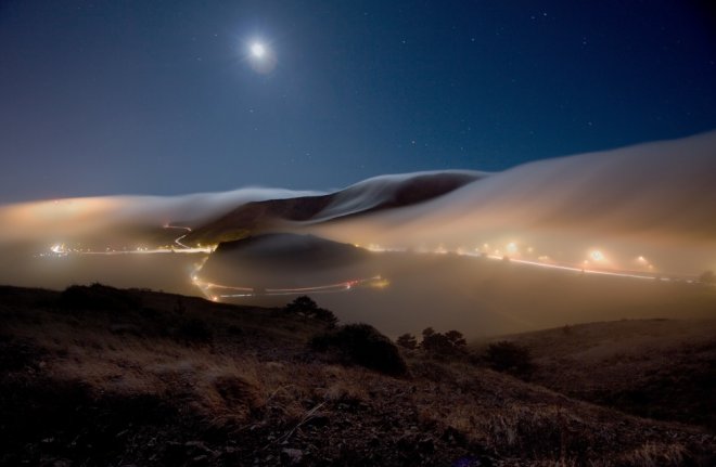 [Фото дня] Нічний туман в Саусаліто (Каліфорнія, США)