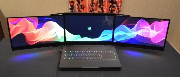 Razer представила ноутбук з трьома моніторами на виставці CES 2017