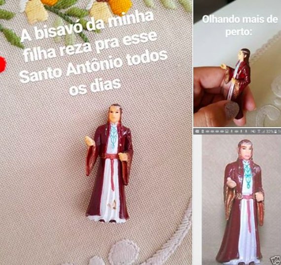 Бабуся з Бразилії щодня молилася на фігурку Елронда з «Володаря кілець», думаючи, що це Святий Антоній
