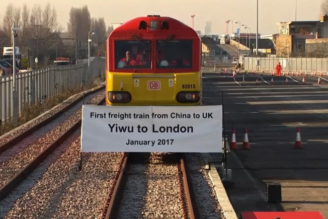З Китаю до Великобританії курсує прямий товарний потяг