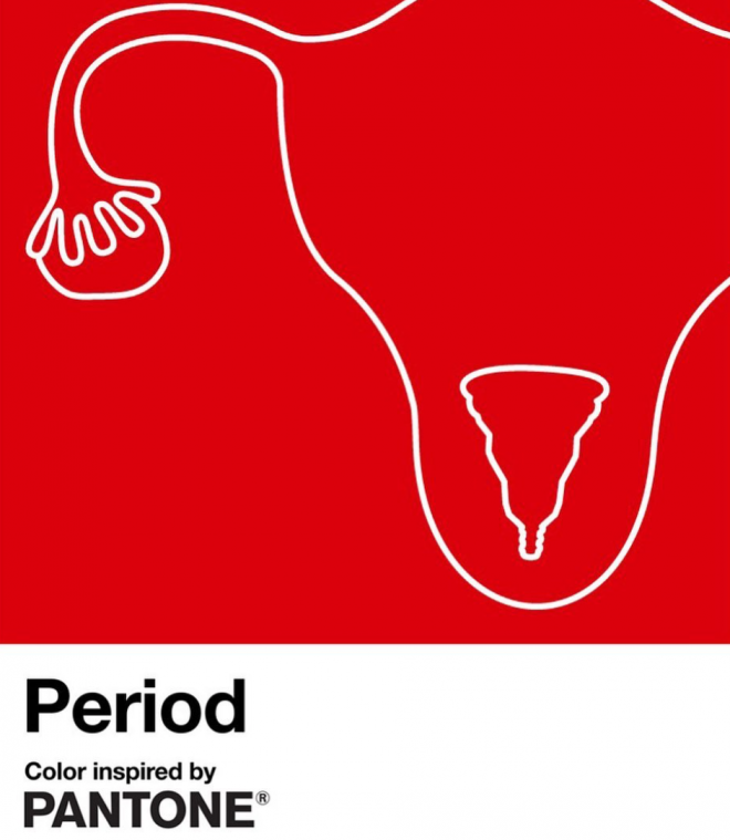 Інститут кольору Pantone представив новий відтінок червоного кольору - «Менструація»