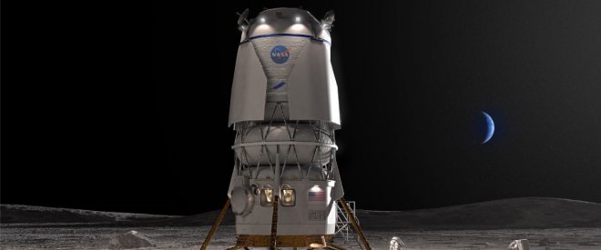Blue Origin отримала контракт NASA на висадку астронавтів на Місяць